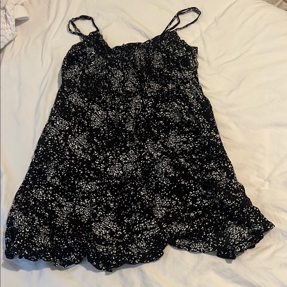 Garage Black and White Mini Dress - Picture 2 of 4